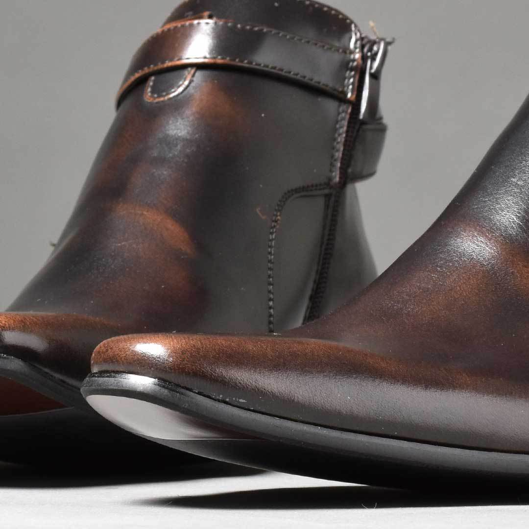 Boots homme en cuir style décontracté chic