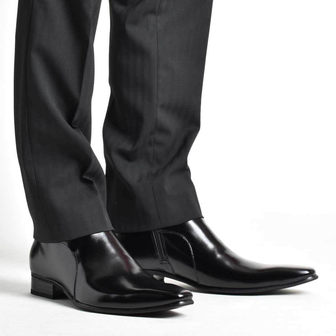 Boots homme en cuir style décontracté chic