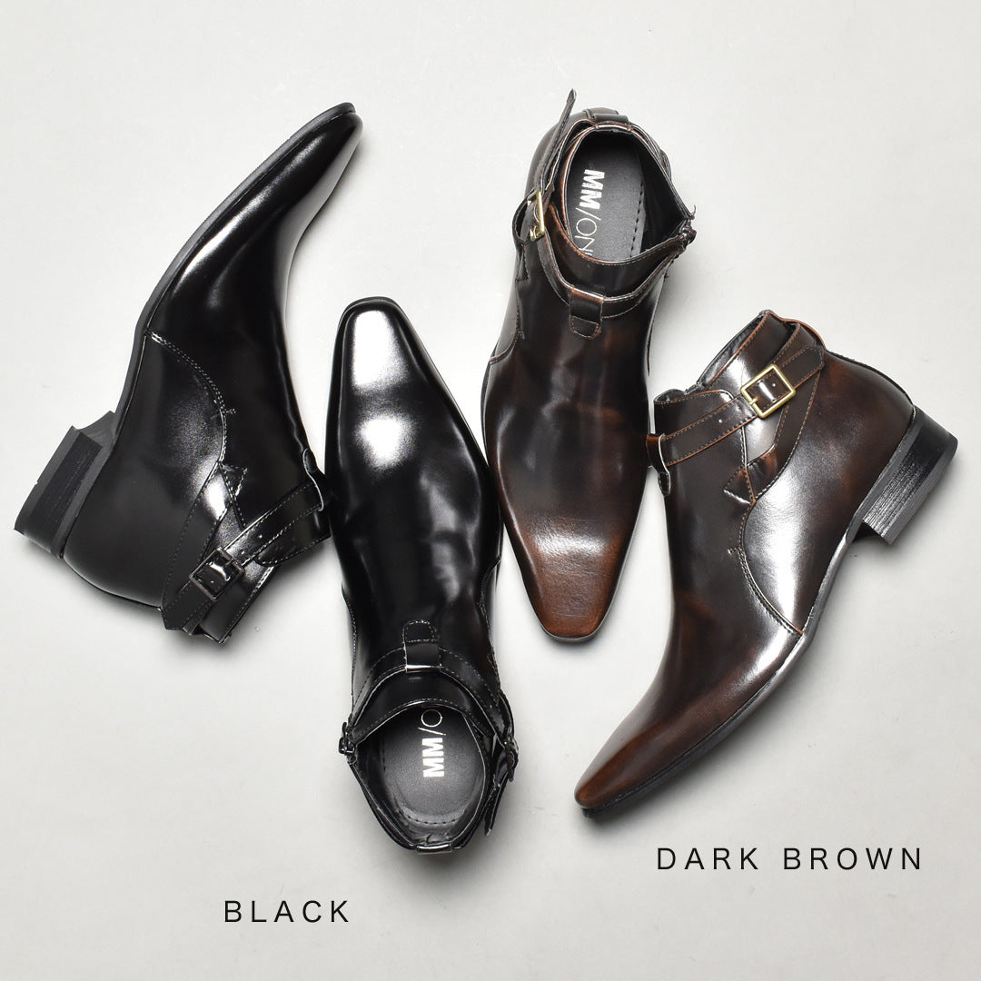 Boots homme en cuir style décontracté chic