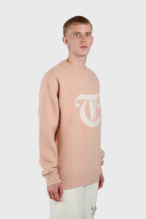 Racket Club Knit Crewneck Sweater