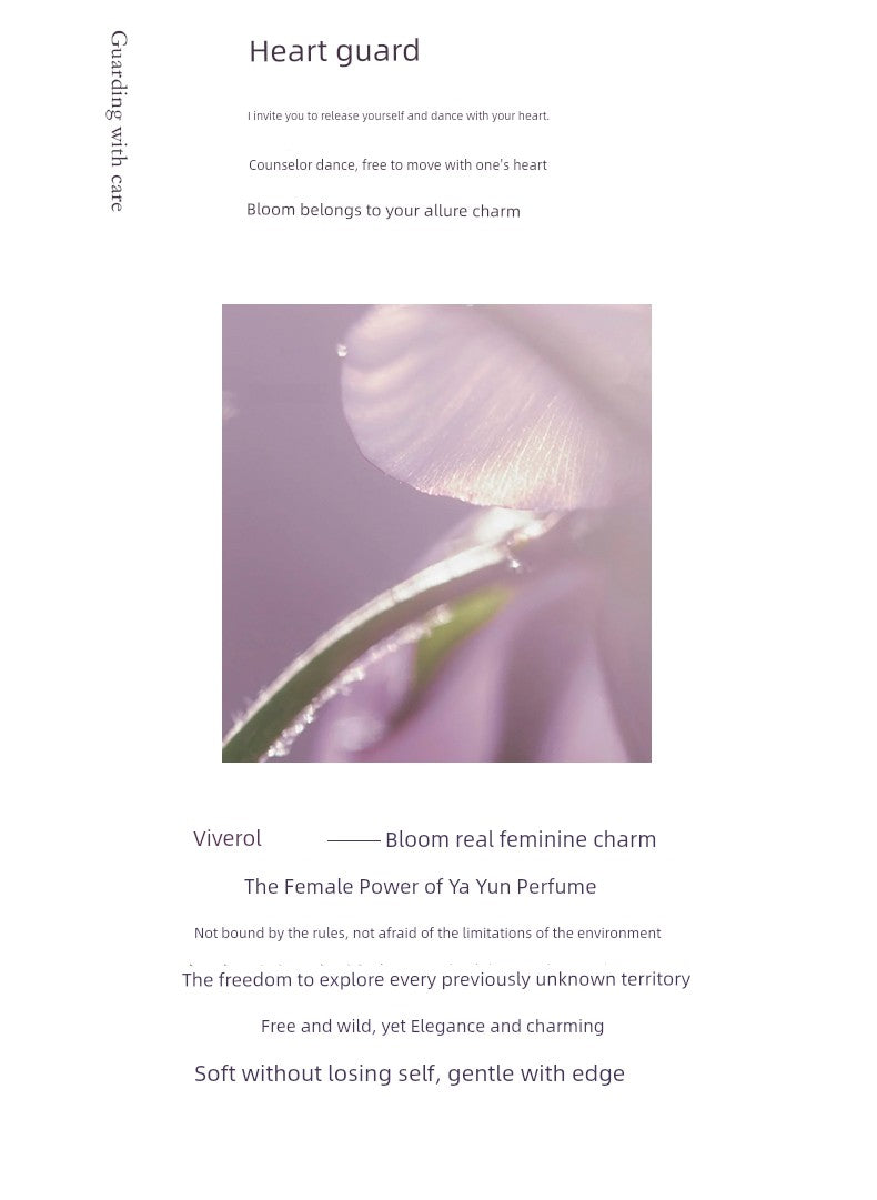 Viverol Women Long-Lasting Light Perfume Fresh Elegance Wisteria Flower Fragrance Gift Box