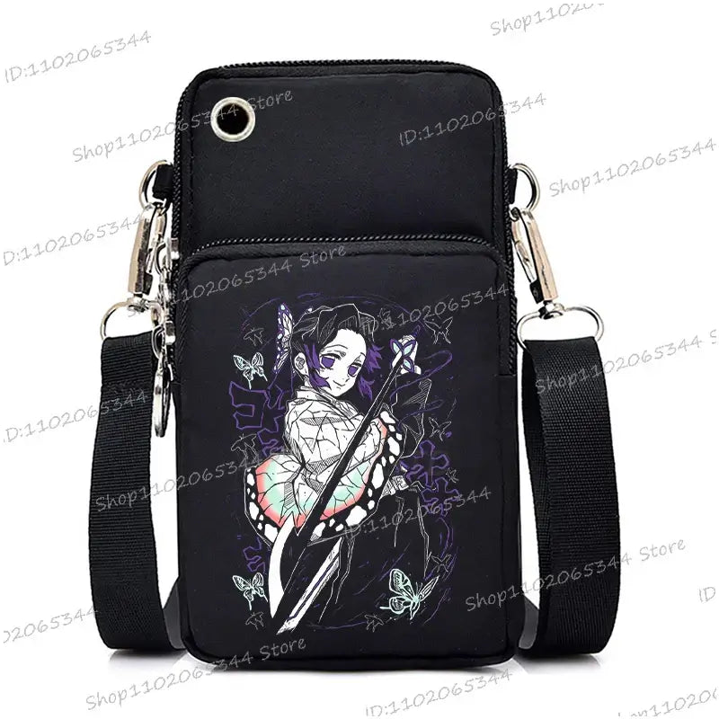 Demon Slayer Phone Bag: Nezuko & Mitsuri Crossbody Purse