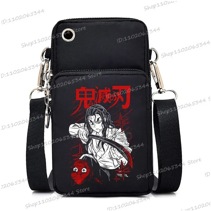 Demon Slayer Phone Bag: Nezuko & Mitsuri Crossbody Purse