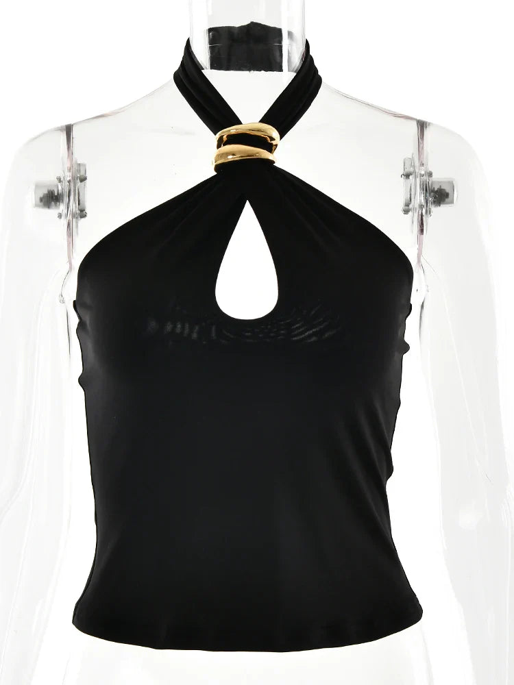 Women Off Shoulder Crop Slim Summer Shirt