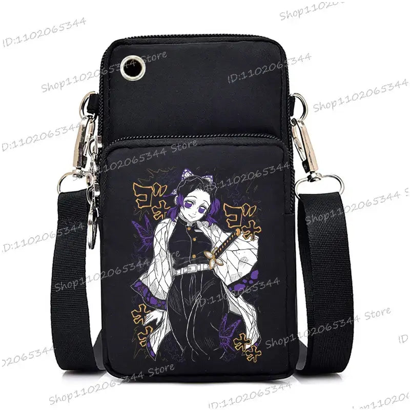 Demon Slayer Phone Bag: Nezuko & Mitsuri Crossbody Purse