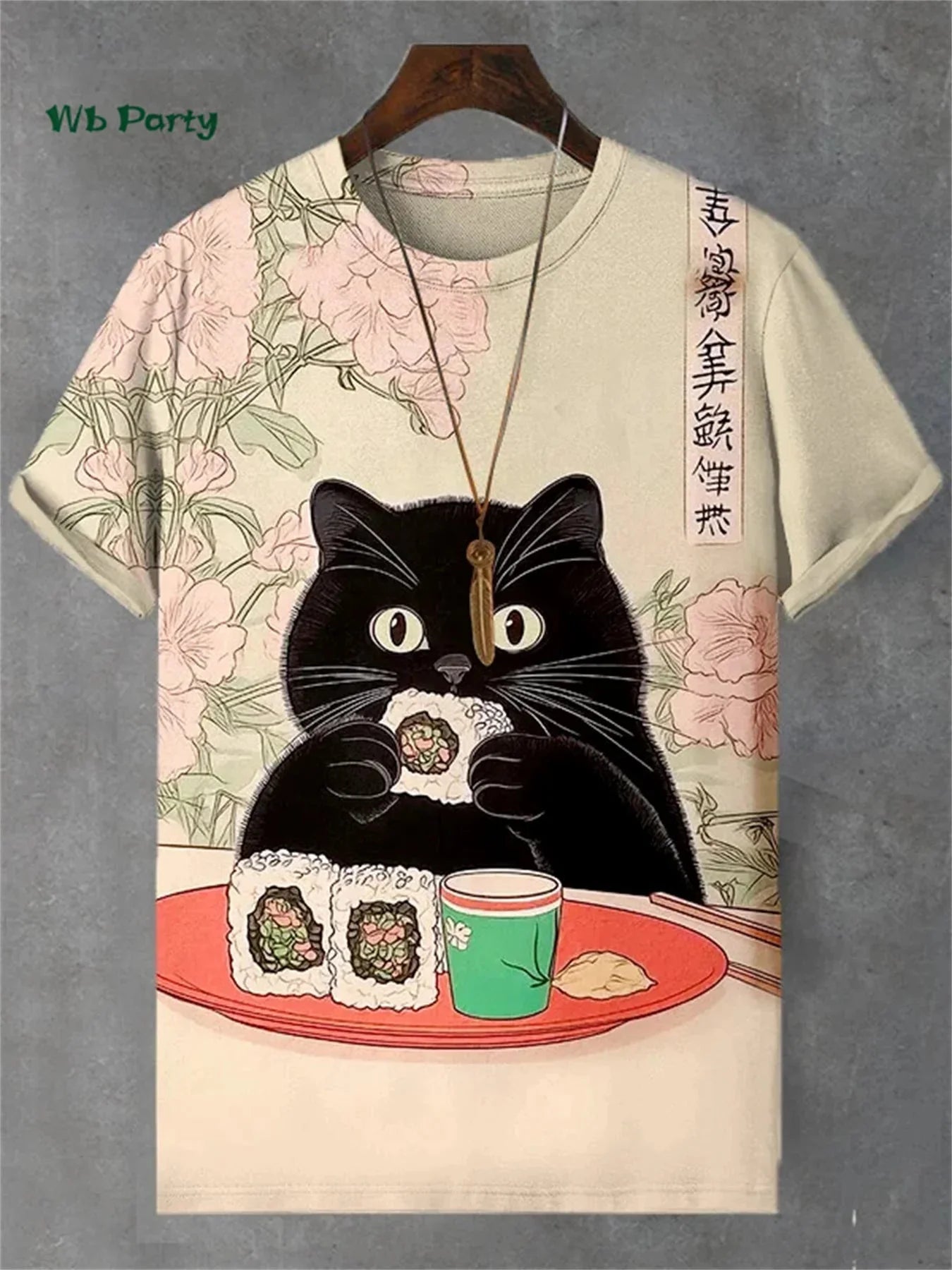 🐱 3D Travel Cat Print T-Shirt – Playful Summer Streetwear