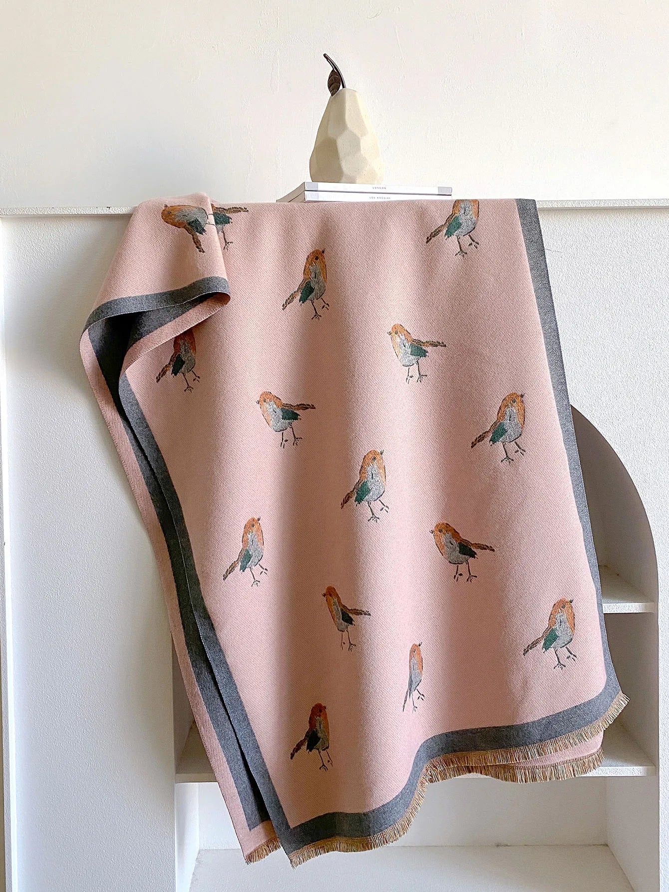 Thick Cashmere Blanket Scarf Women Warm Pashmina Shawl Winter Wraps