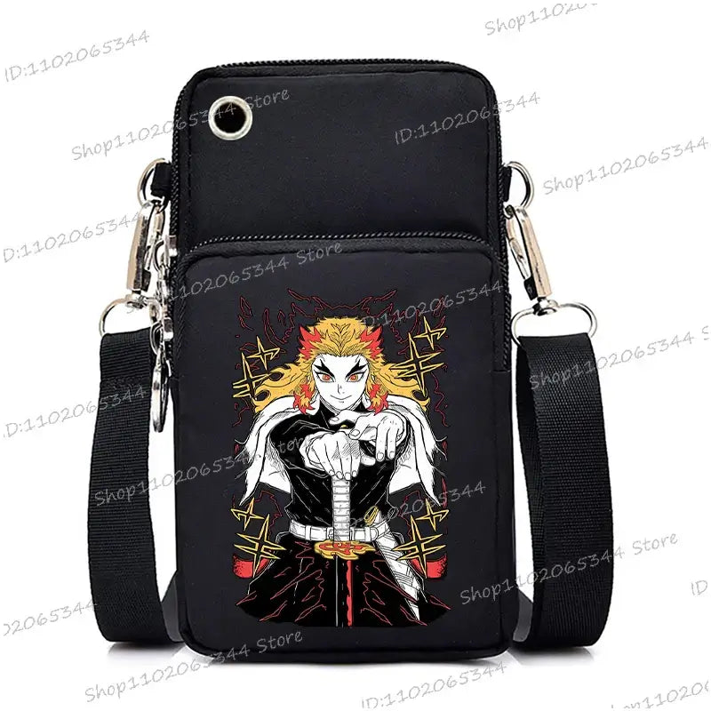 Demon Slayer Phone Bag: Nezuko & Mitsuri Crossbody Purse