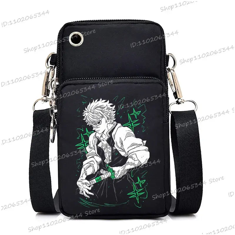 Demon Slayer Phone Bag: Nezuko & Mitsuri Crossbody Purse
