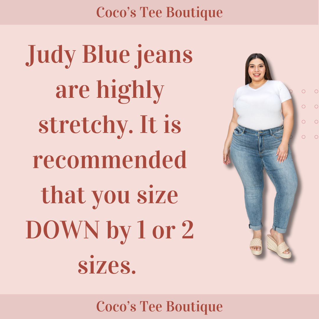 Judy Blue Full Size Garment Dyed Tummy Control Skinny Jeans