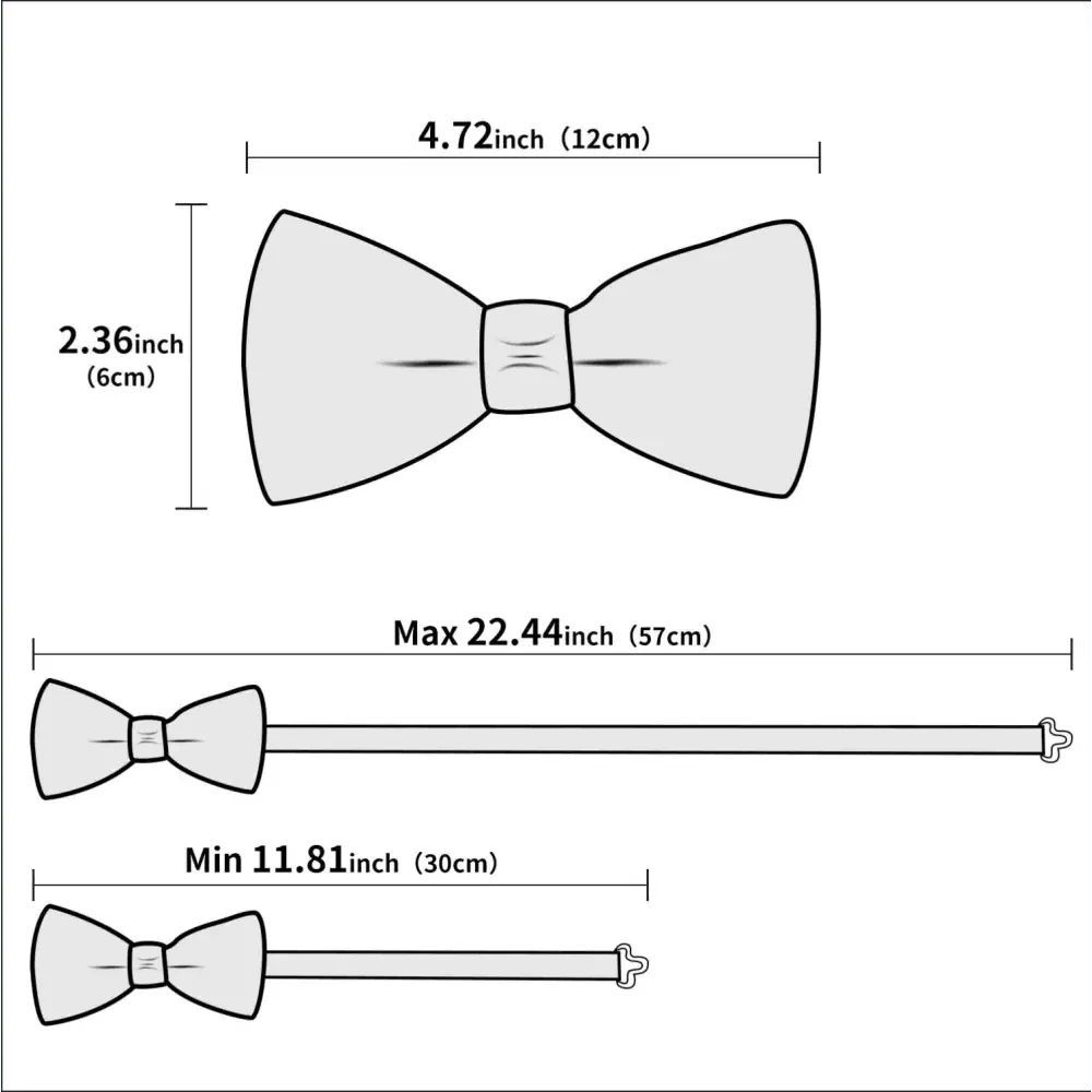 Classic Green Bow Ties Men Silk Butterfly Tie With Pocket Square And Cufflinks Set For Men Elegant Design Wedding Party Bowties Solid Color Gentleman Bow Tie And Pocket Square Cufflink Set