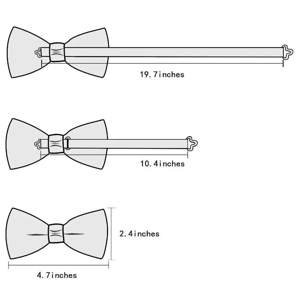 Classic Green Bow Ties Men Silk Butterfly Tie With Pocket Square And Cufflinks Set For Men Elegant Design Wedding Party Bowties Solid Color Gentleman Bow Tie And Pocket Square Cufflink Set