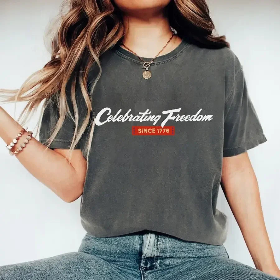 4th of July T-Shirt – Celebrating Freedom Since 1776 Patriotic Tee