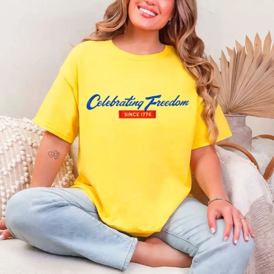 4th of July T-Shirt – Celebrating Freedom Since 1776 Patriotic Tee