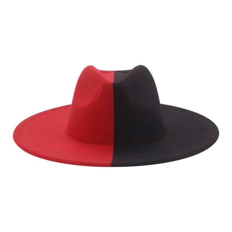 Fashionable Fedora Hats Women Wide Brim Dress Caps Women's Fedora Hats Elegant Wide Brim Fedora Hat Wedding Men Hat Warm Retro Style Belt 56-58cm