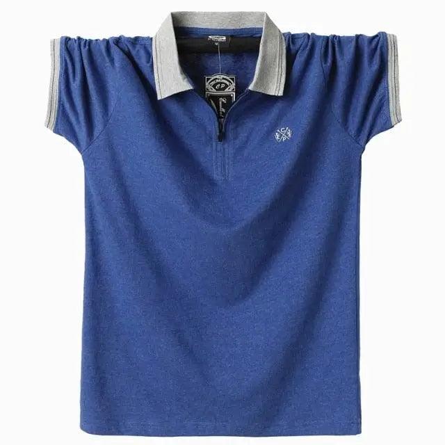 New Fashion Vintage Polo Men Soft Cotton Breathable Men Polo Shirt Men Polo Double Side Slim Fit Short Sleeve Polo T-Shirt Casual Slim Fit Men Pure Breathable Tee Tops Comfortable Shirt