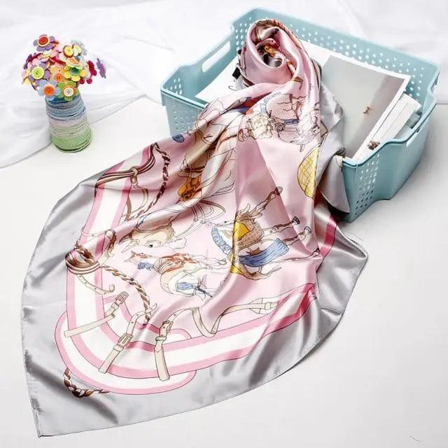 New Silk Scarf Long Large Shawls Wraps Winter Neck Scarves For Women Women Soft Scarves Shawl Long Scarf Wrap Scarves