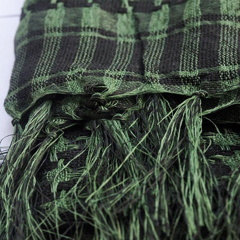 New Winter Women Men Windproof Warmer Military Scarf Muslim Hijab Unisex Scarves Tassel Desert Arab Keffiyeh Shawl Scarf Military Shemagh Tactical Desert Keffiyeh Head Neck Scarf Arab Wrap with Tassel