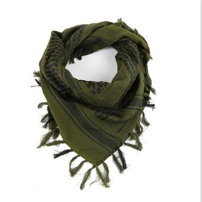 New Winter Women Men Windproof Warmer Military Scarf Muslim Hijab Unisex Scarves Tassel Desert Arab Keffiyeh Shawl Scarf Military Shemagh Tactical Desert Keffiyeh Head Neck Scarf Arab Wrap with Tassel