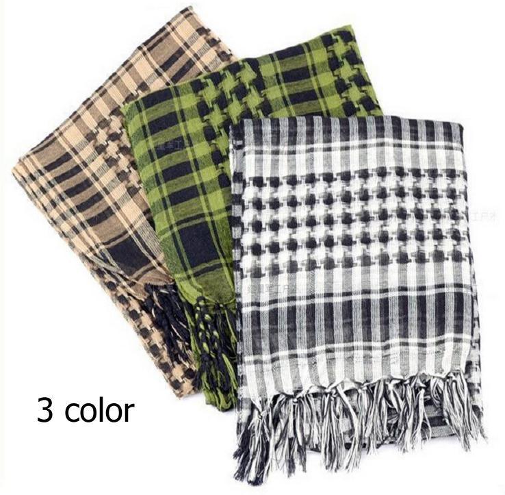 New Winter Women Men Windproof Warmer Military Scarf Muslim Hijab Unisex Scarves Tassel Desert Arab Keffiyeh Shawl Scarf Military Shemagh Tactical Desert Keffiyeh Head Neck Scarf Arab Wrap with Tassel