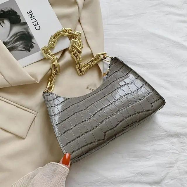 Unique Design Luxury Pattern Zipper Handbags With Stylish Texture Simple and Small Square Bags for Women