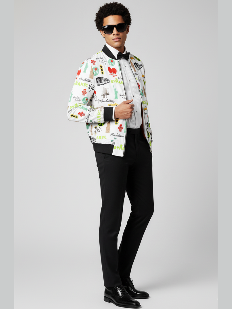Limited Edition Jacket Manhattan Mosaic Sunset – BYMANYC ® New York