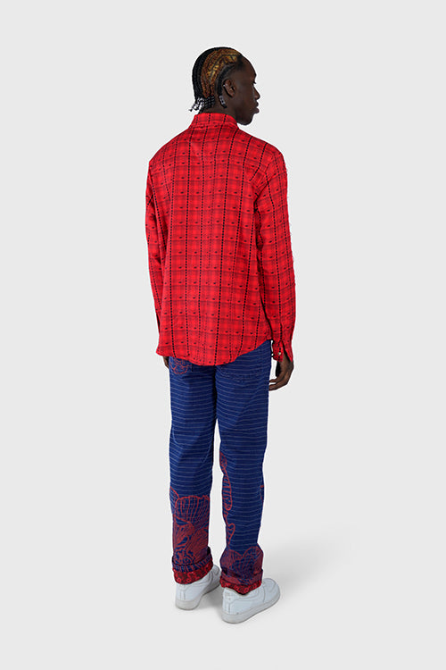 Eternal Plaid Long Sleeve Button Up Shirt