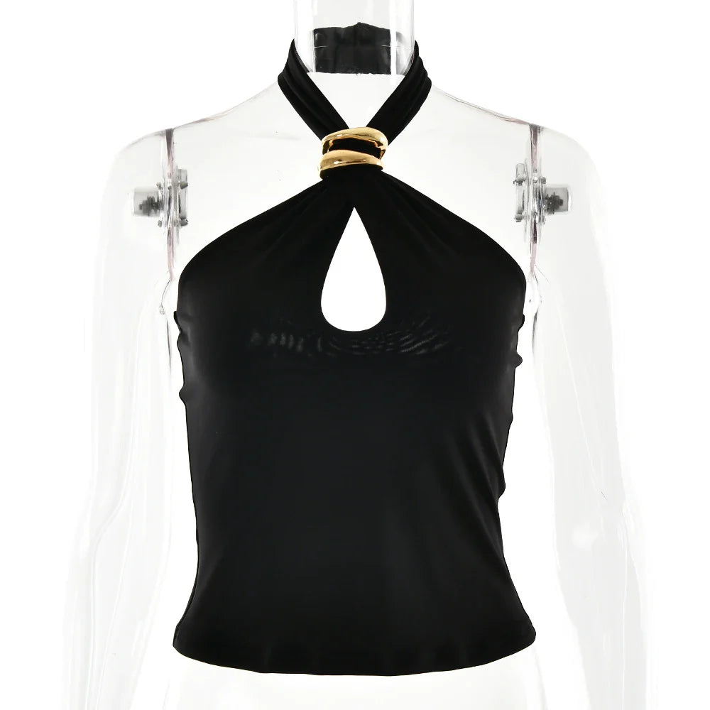 Women Off Shoulder Crop Slim Summer Shirt