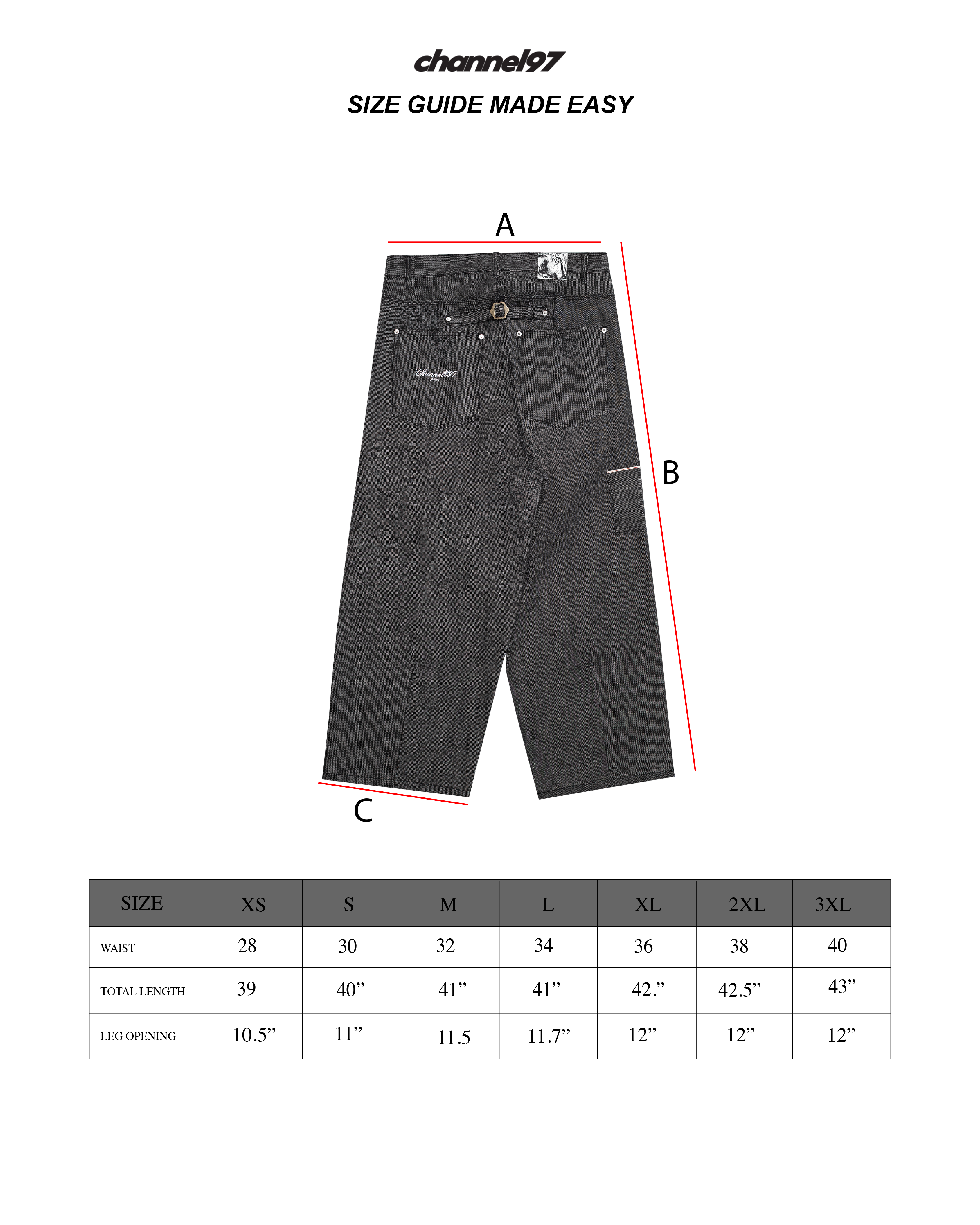 SELVEDGE DENIM BLACK