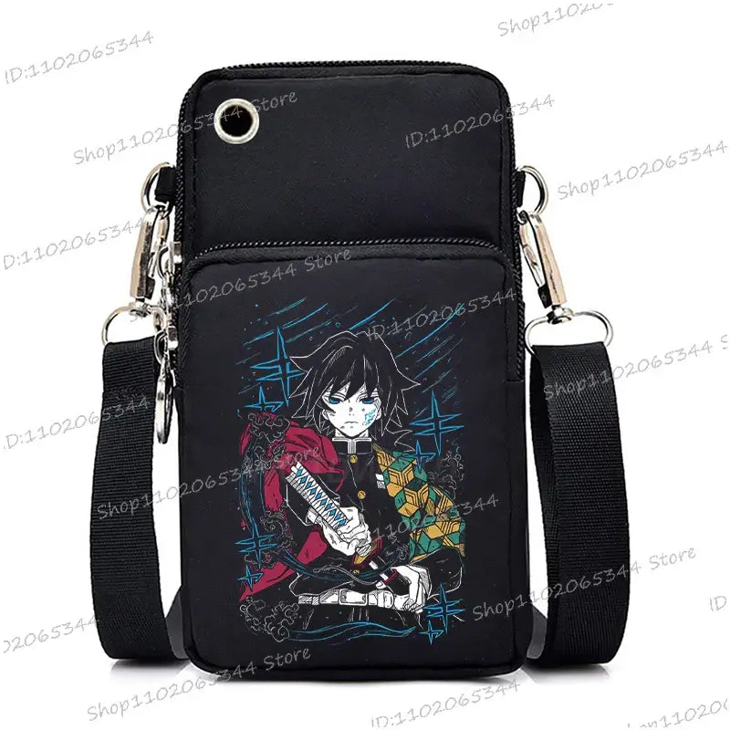 Demon Slayer Phone Bag: Nezuko & Mitsuri Crossbody Purse