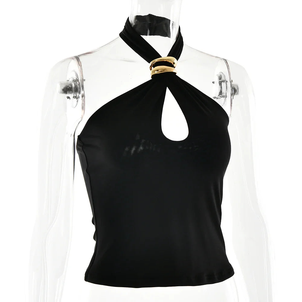 Women Off Shoulder Crop Slim Summer Shirt