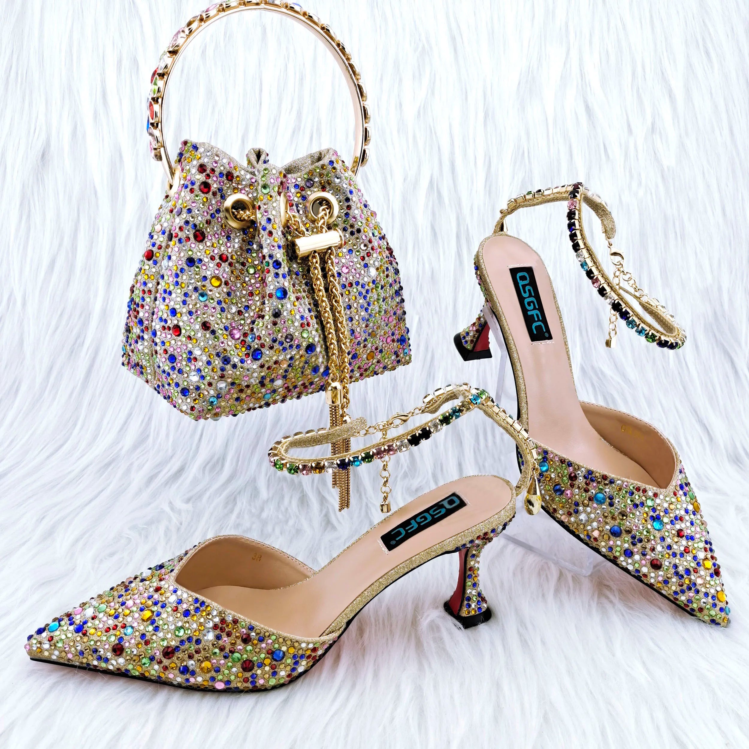 New Arrival Shoes and Bag Set HGY1-26