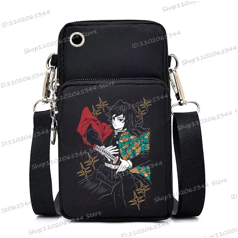 Demon Slayer Phone Bag: Nezuko & Mitsuri Crossbody Purse