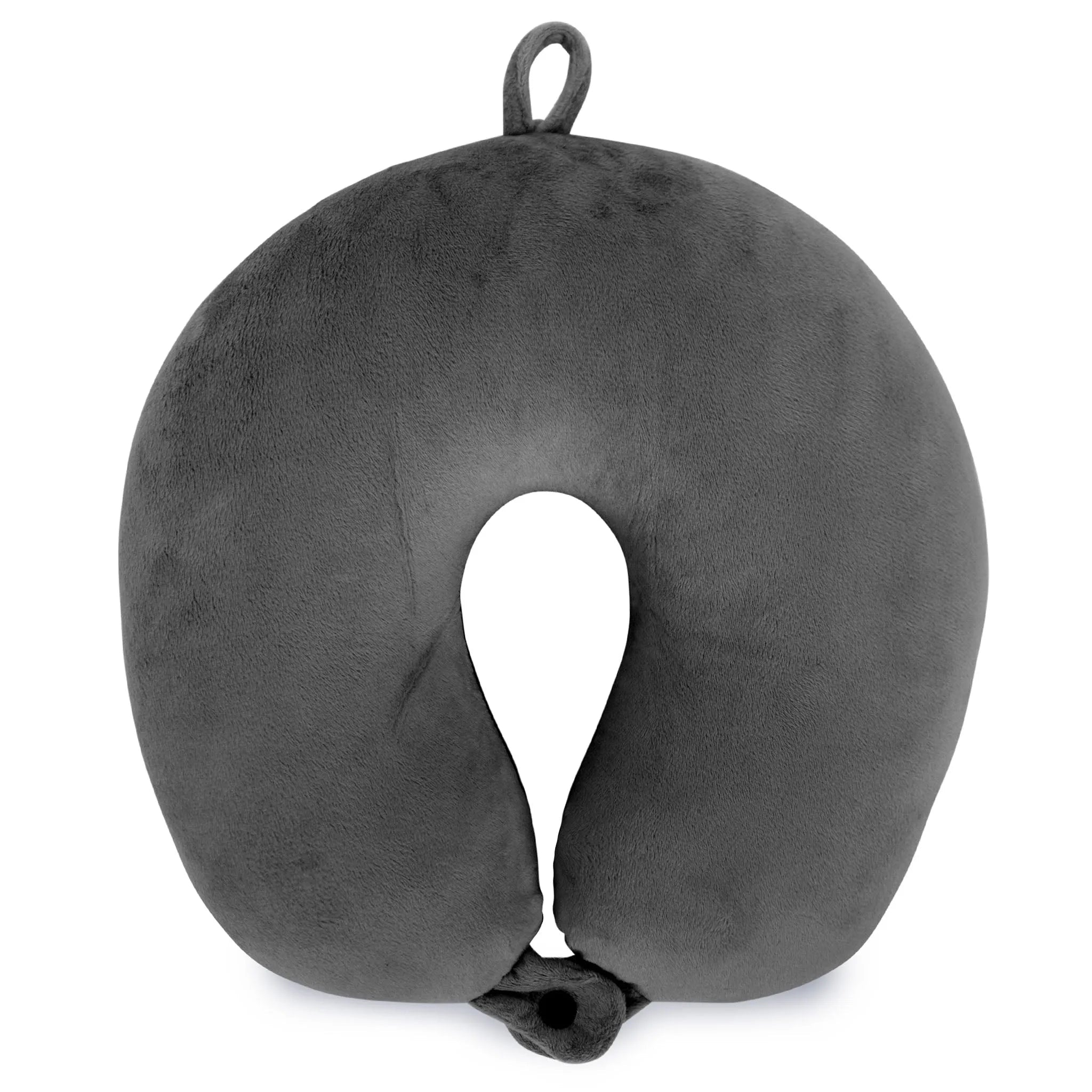 Plush Microbeads Travel Neck Pillow
