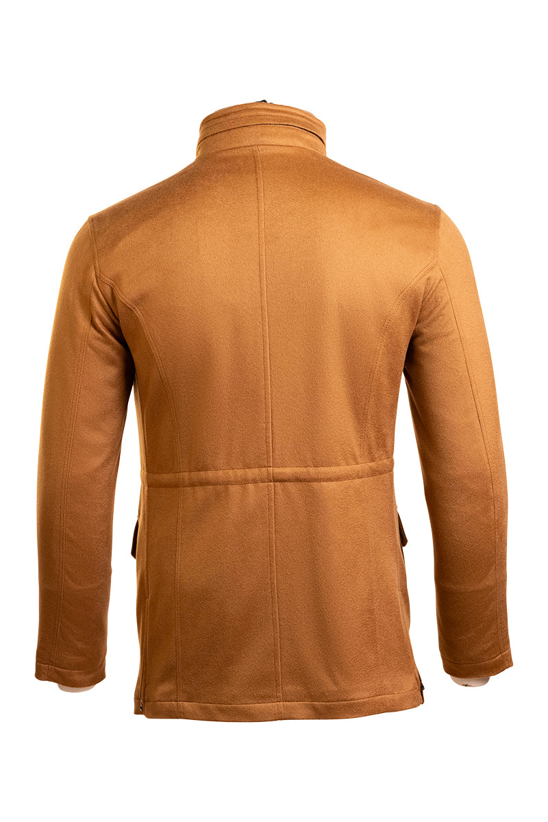 Kired by Kiton KONE Cashmere-Mink Fur Overcoat