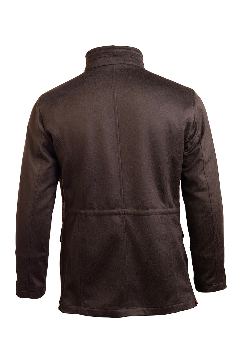 Kired by Kiton KONE Cashmere-Mink Fur Overcoat