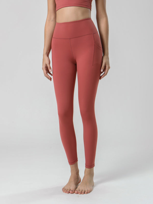 Women's High-Waist Yoga Capri Pants - Double Brushed & Ultra Soft