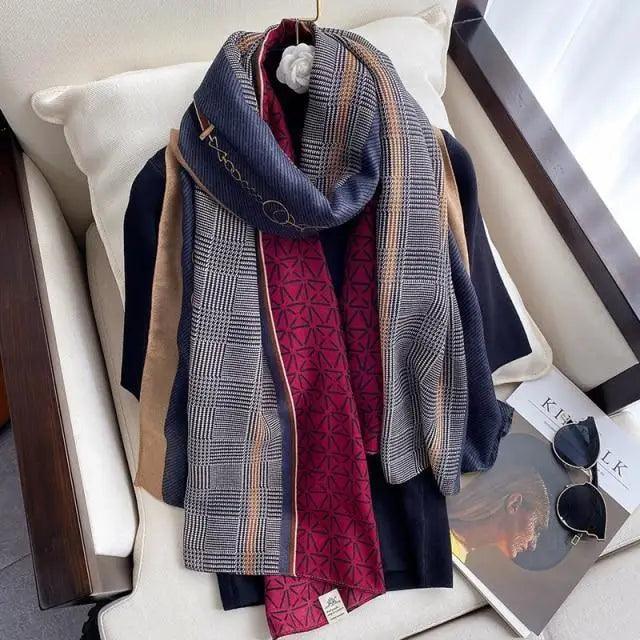 Women Scarf Leopard Print Cotton Large Size Scarfs For Winter Shawls Winter Warm Casual Wear For Women Lovely Floral Tassel Cotton ab Shawls Lady Silk Wraps Scarves